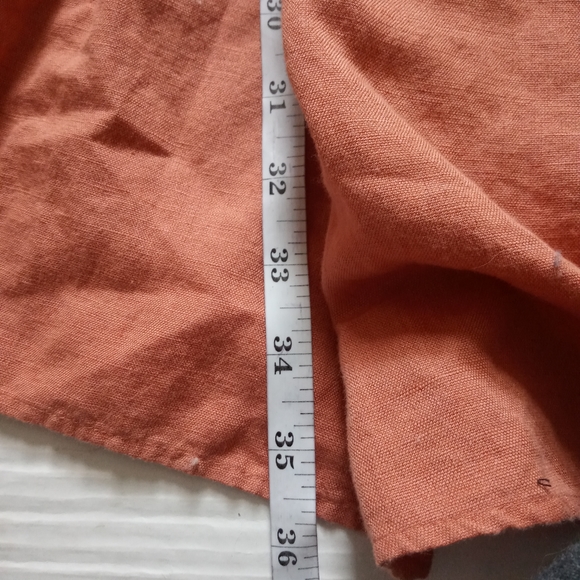 FREE PEOPLE | Orange ruffle dres 320 - Picture 9 of 9